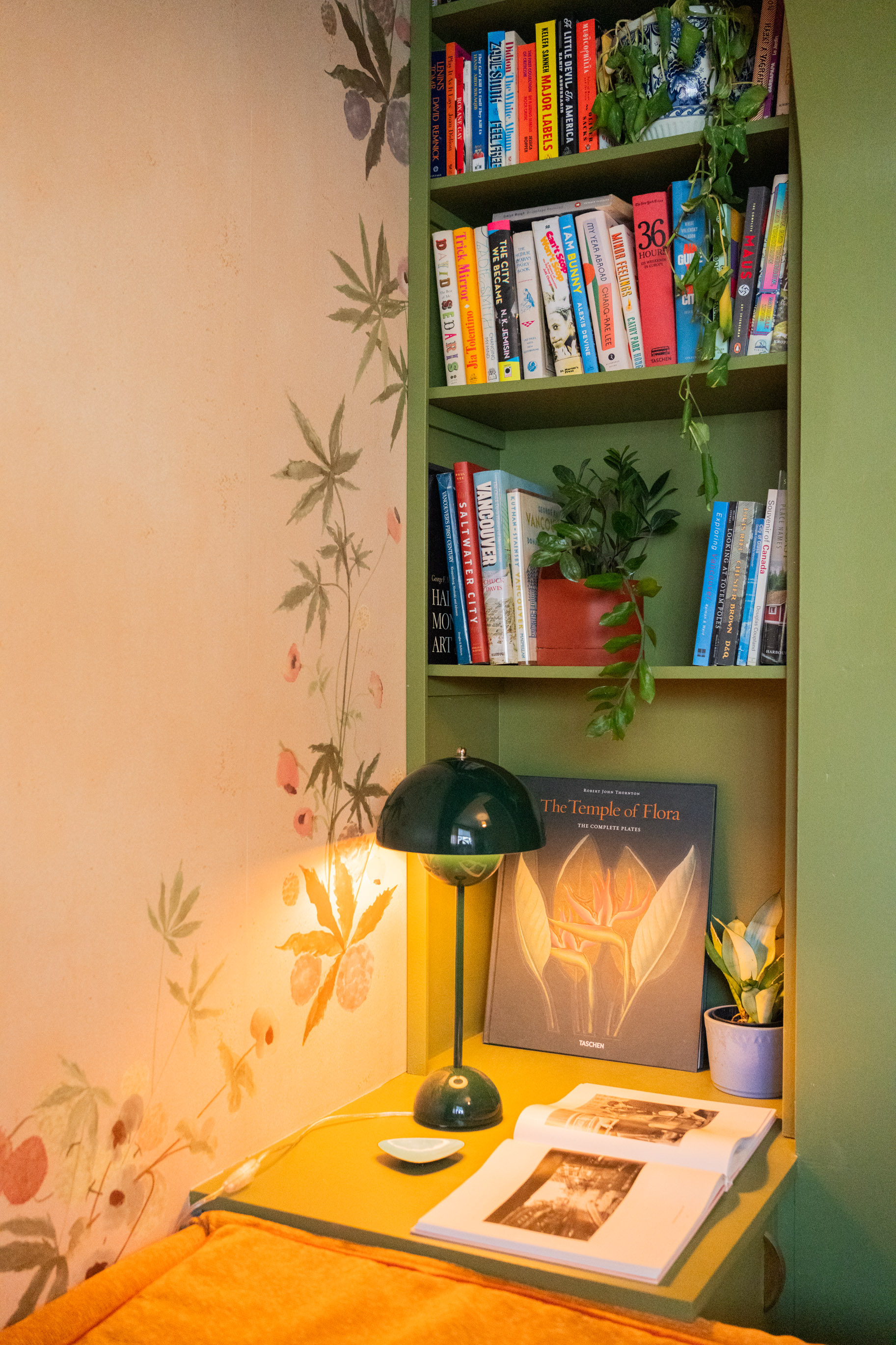 cozy reading nook
